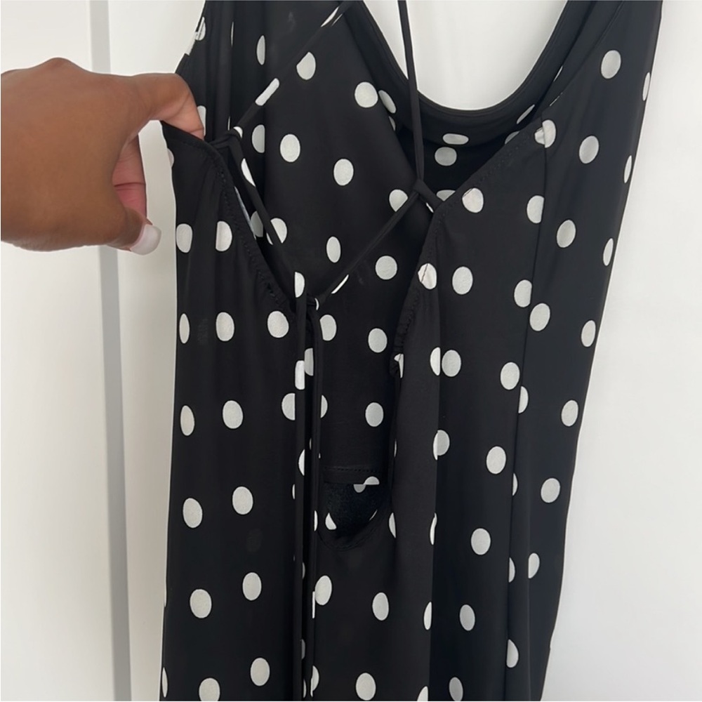 Maxi dress, polkadot Dress, - Picture 4 of 6